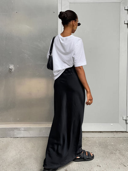 FALDA LISA | NEGRO